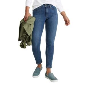 L.L. Bean BeanFlex Slim-Leg Classic Fit Ankle Jeans Size 12